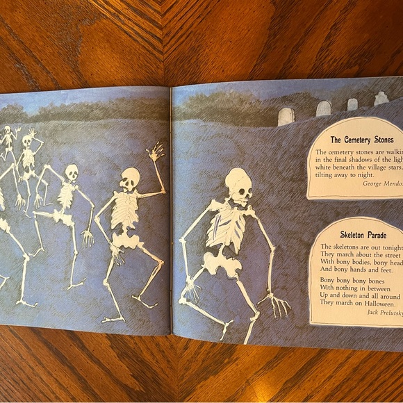Vintage Halloween kids book | Ghosts and Goosebumps Poems to Chill Your Bones - Picture 5 of 9